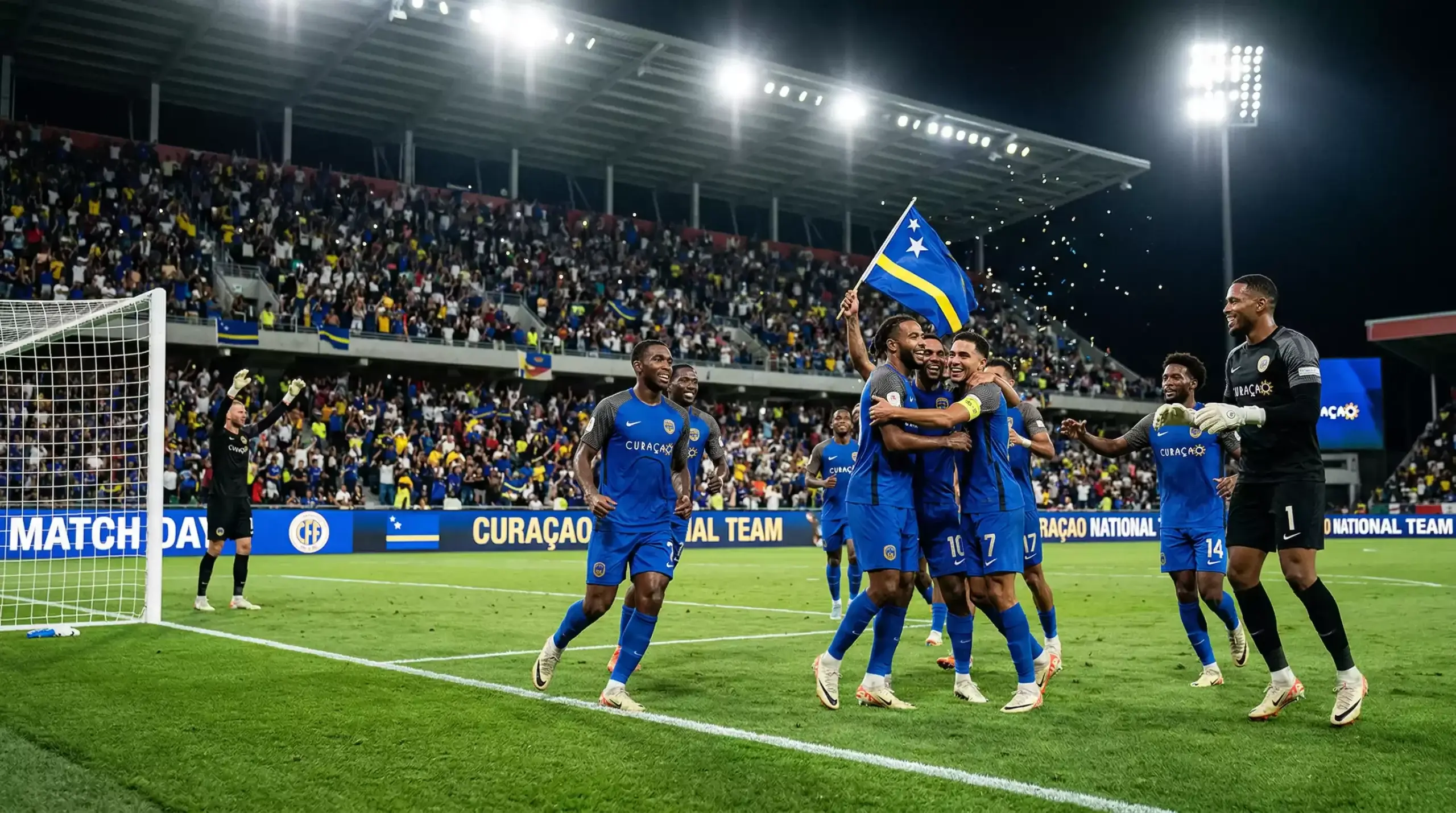 Curaçao national football team making their World Cup debut in 2026