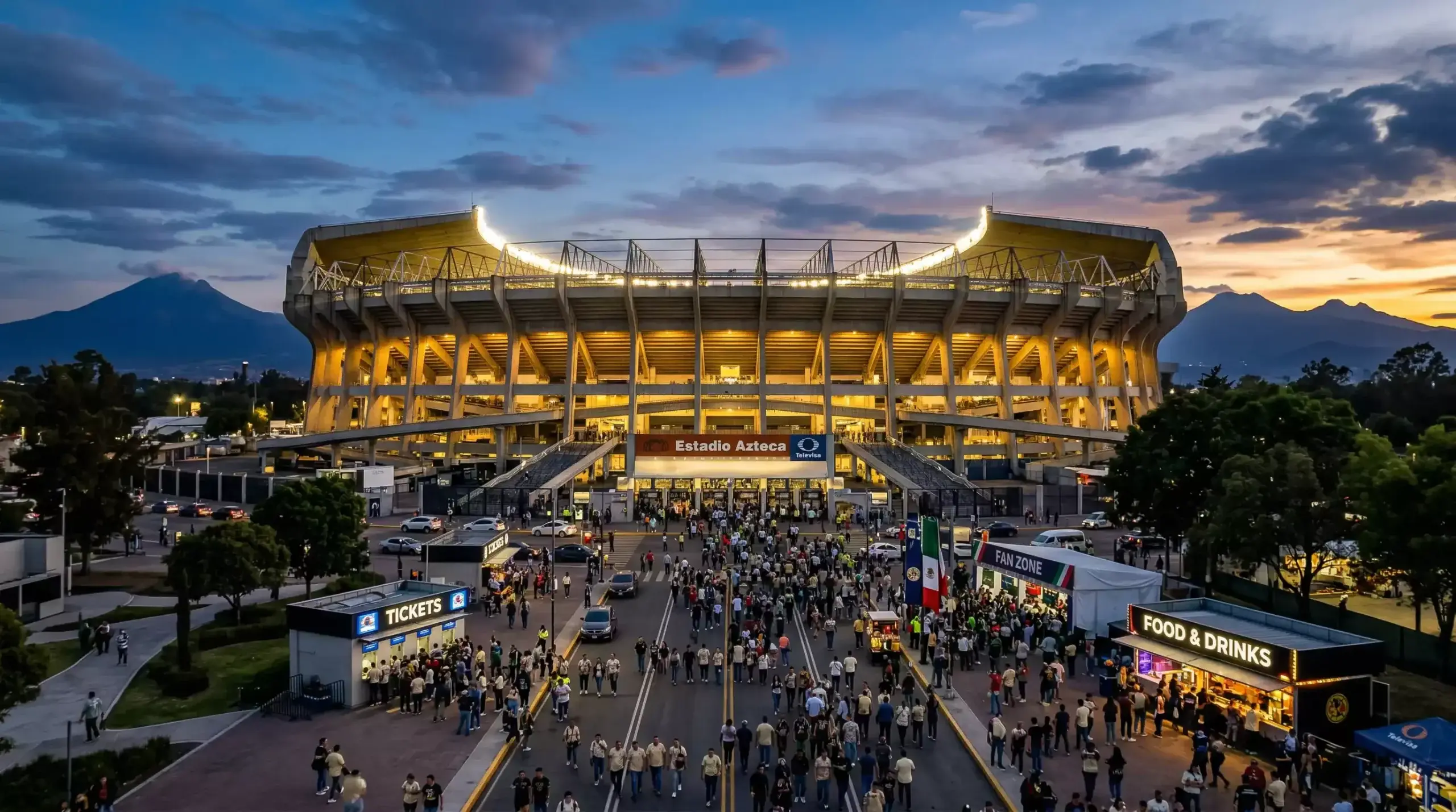 World Cup 2026 Group A with Mexico, South Korea, South Africa and Czechia at the Estadio Azteca
