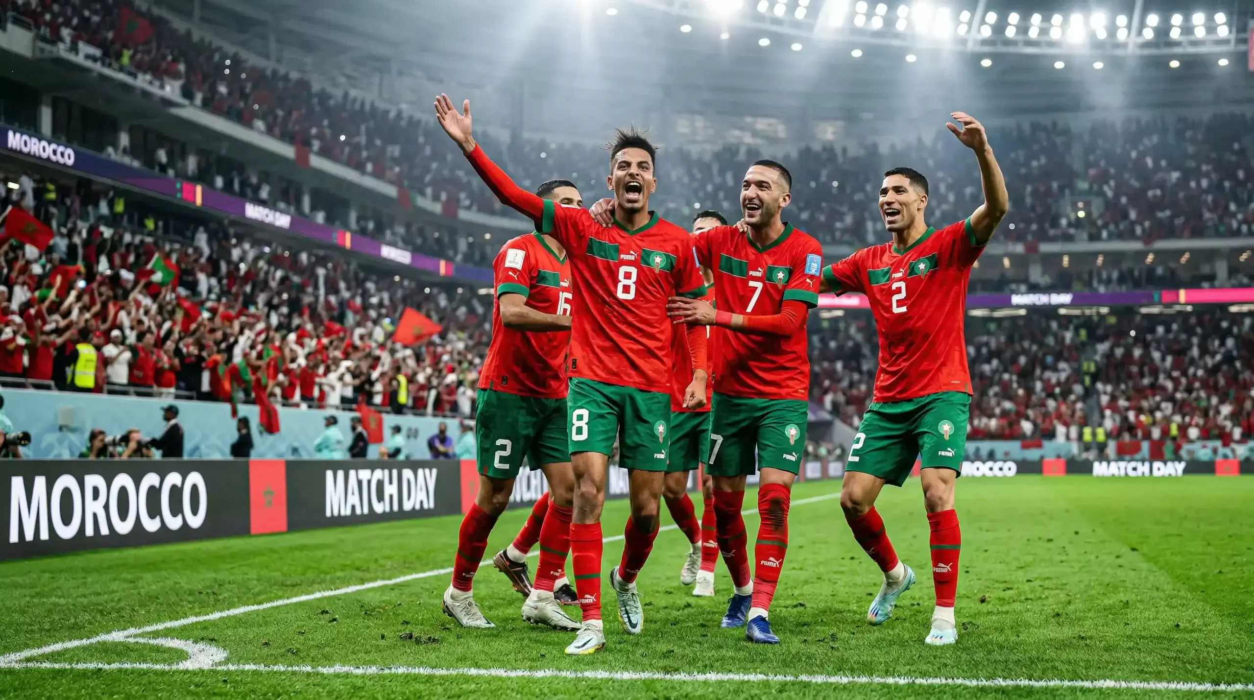 Morocco national football team heading to the 2026 FIFA World Cup after their historic 2022 run