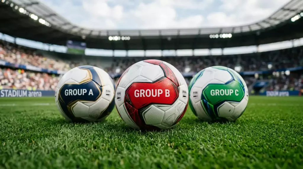 Comparison of the three toughest groups at the 2026 World Cup showing strength ratings for each team