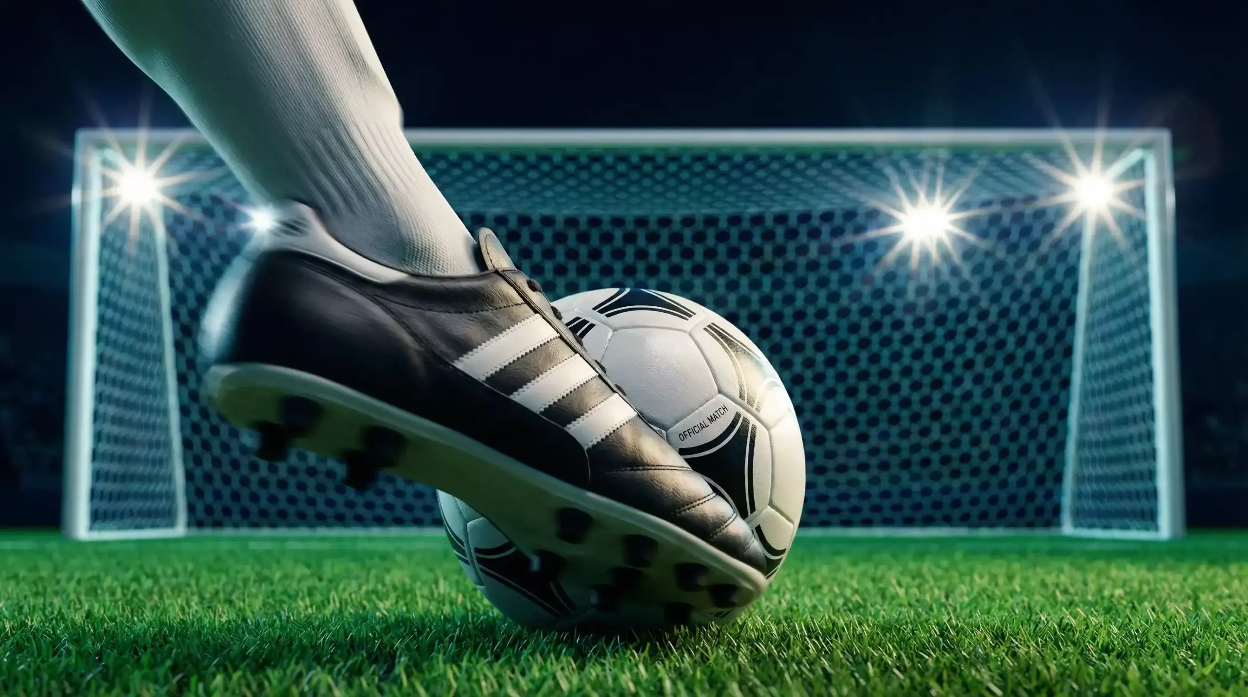 Golden Boot trophy surrounded by World Cup 2026 top scorer candidates with their national team jerseys